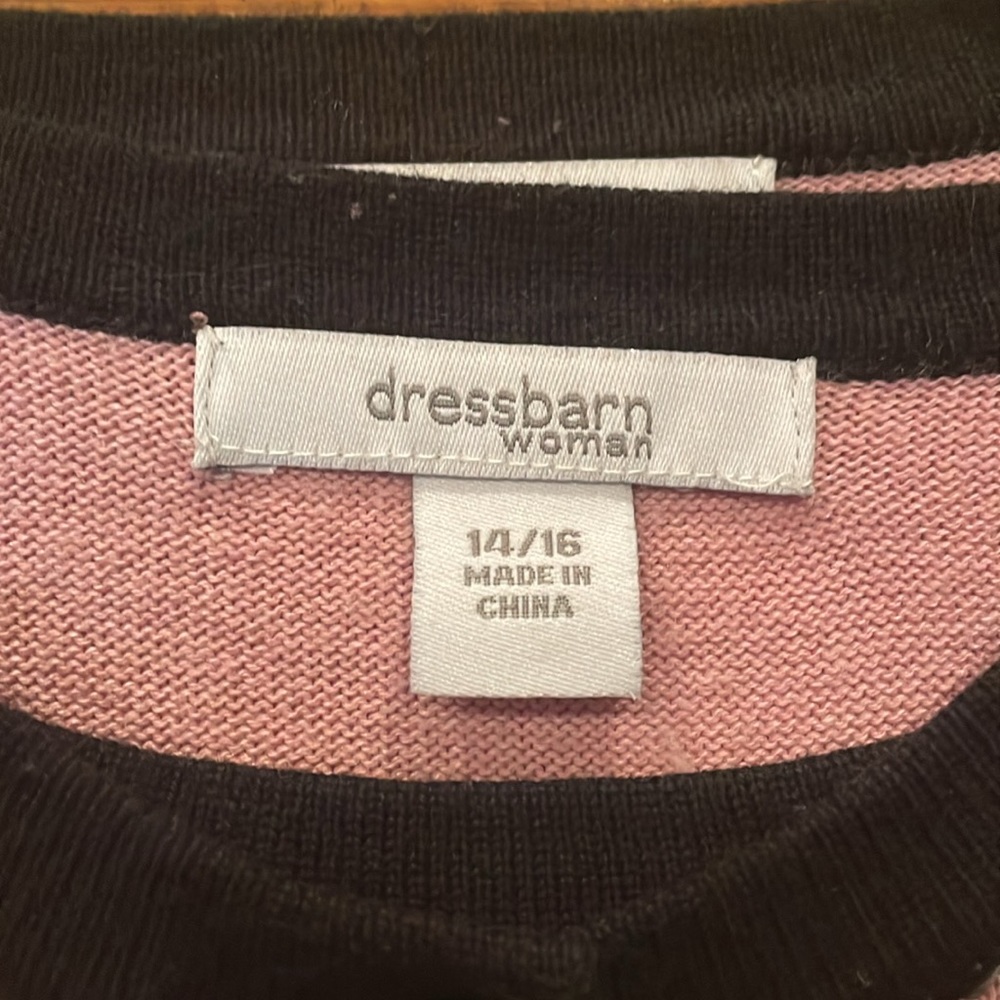 Dressbarn Two Piece Sweater and Cardigan Set size 14/16 - Picture 3 of 5